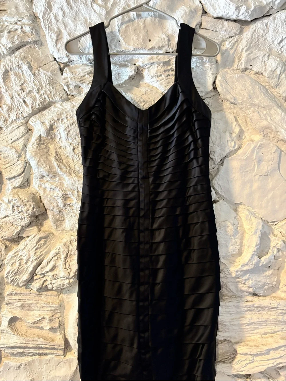 Calvin Klein Black Sleeveless Bandage Bodycon Dress size medium